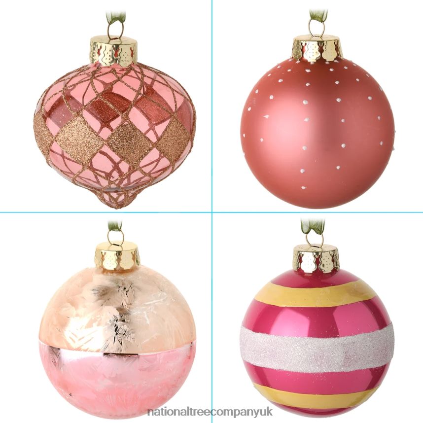 decoration | National Tree Company 20-Piece Christmas Tree Ornament Set Be Merry Collection F2L4F531